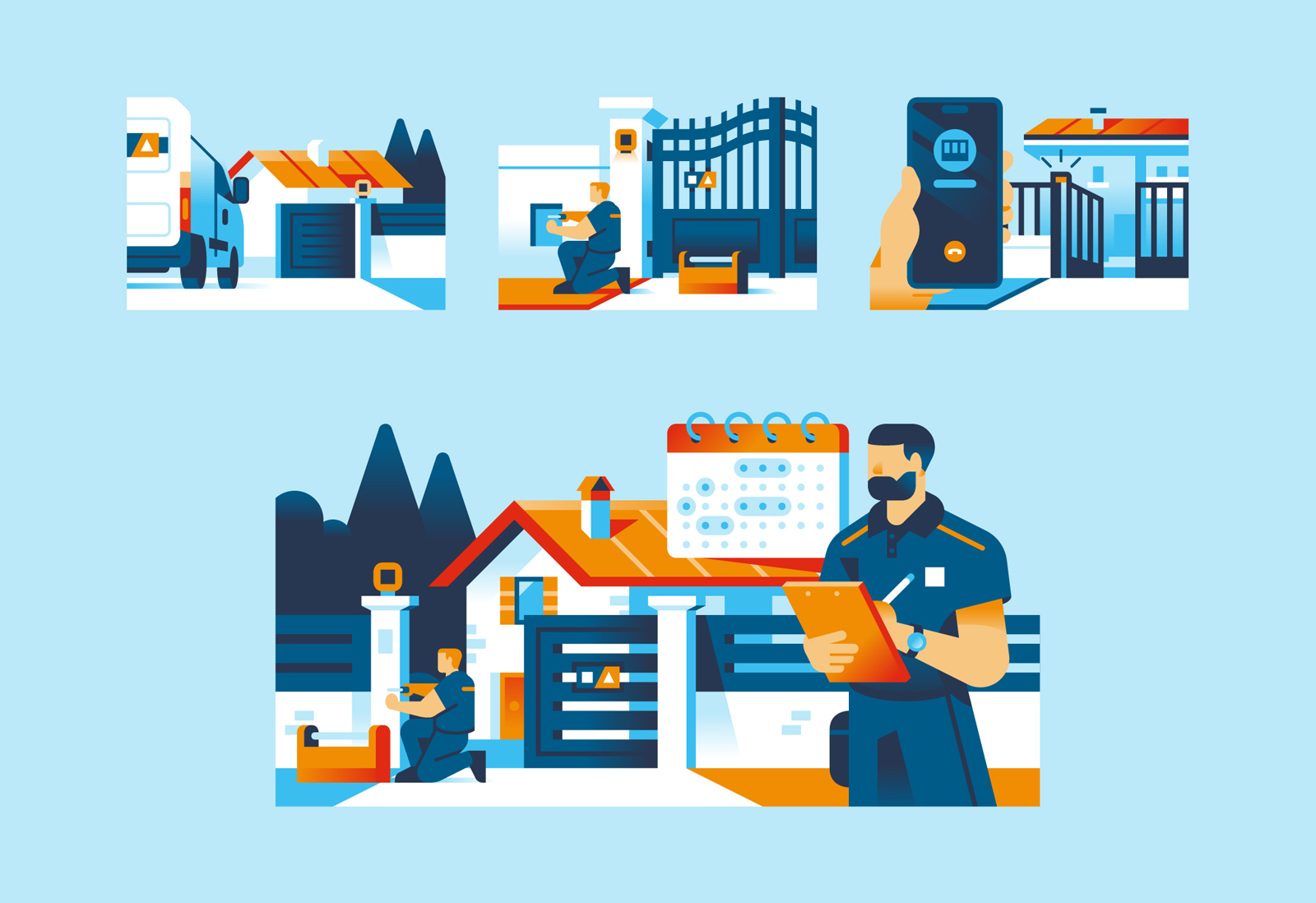 EffeRoma - Website illustrations