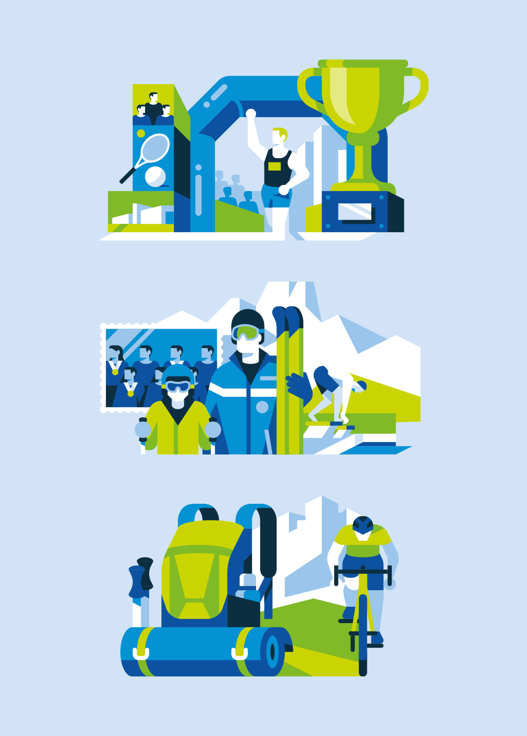 Trentino Marketing - Brand illustrations